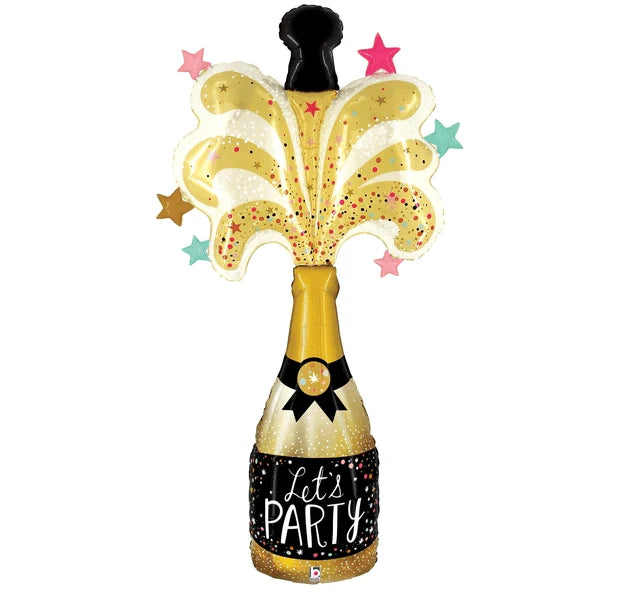 Giant Let's Party Champagne Balloon