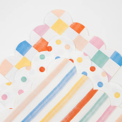 Colorful Pattern Large Napkins