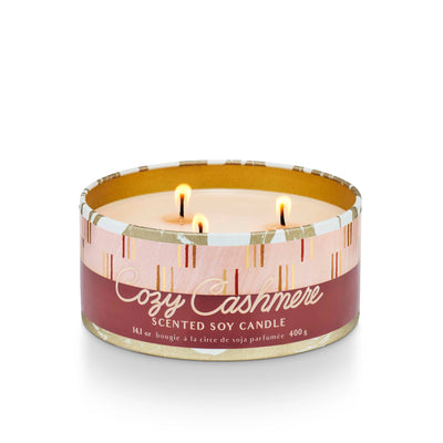 Cozy Cashmere Large Tin Candle