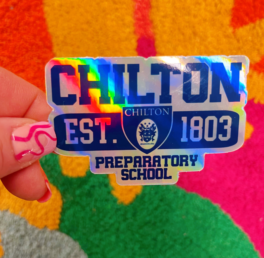 Chilton Prep School Holographic Sticker