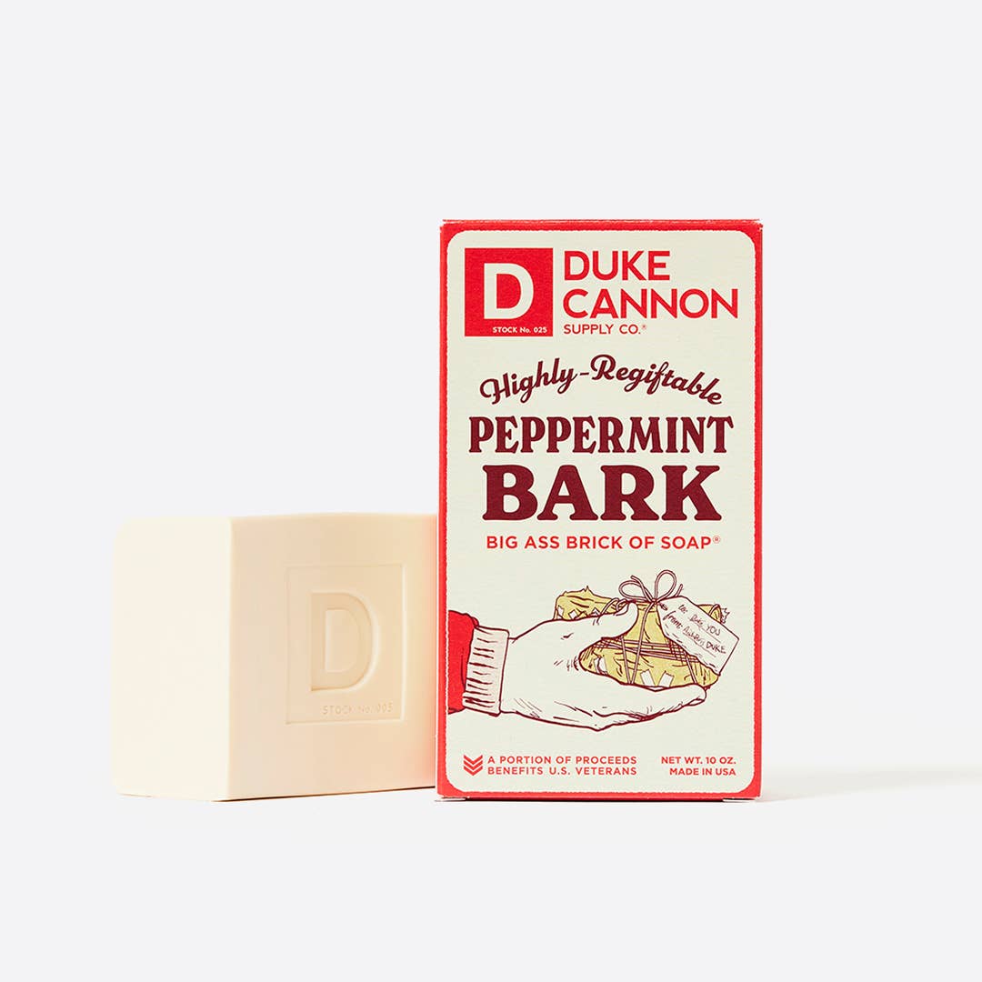 Highly Regiftable Peppermint Bark Soap