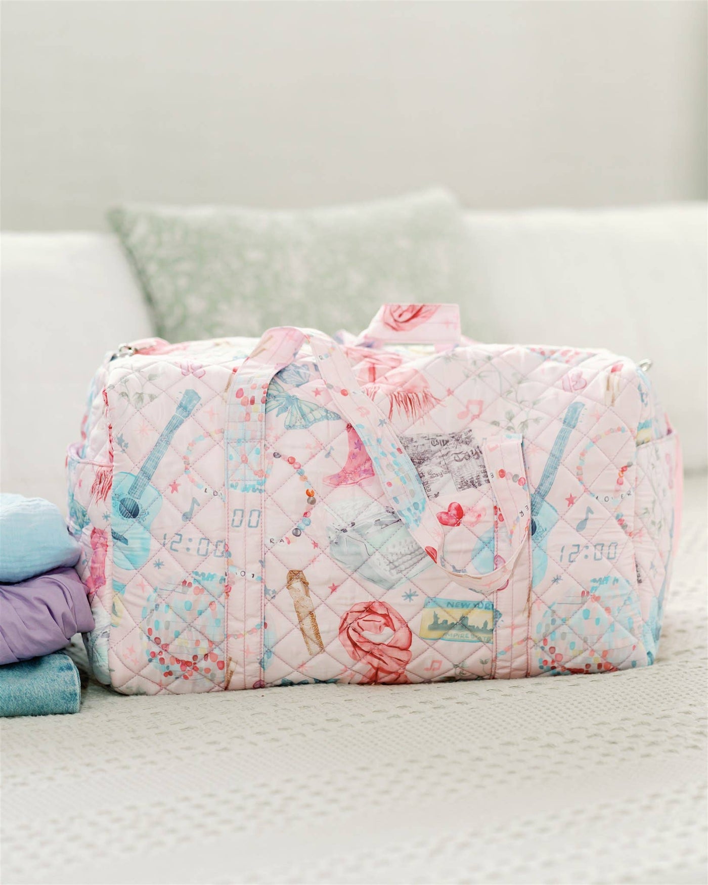 TS Quilted Duffle Bag