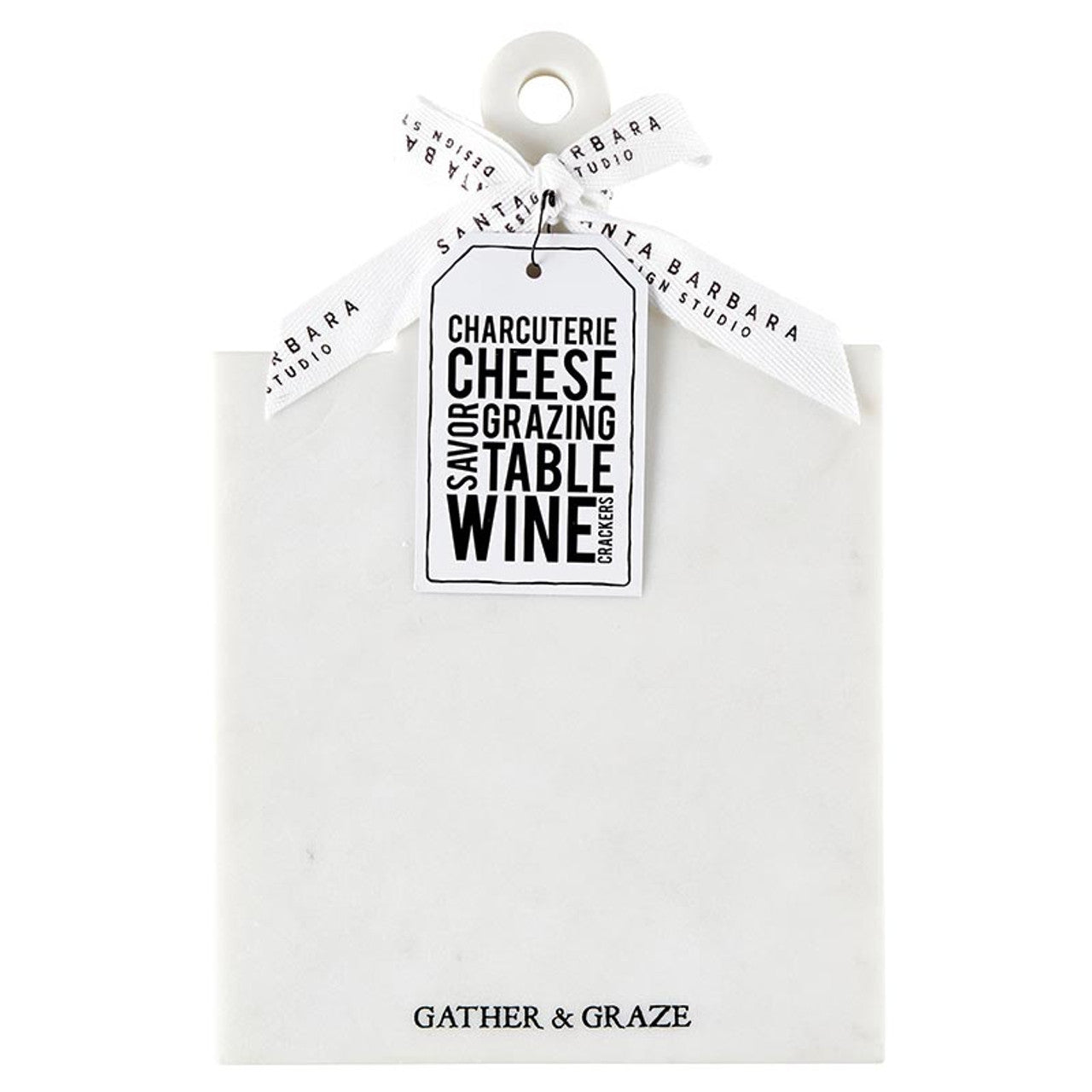 Gather & Graze Marble Board With Handle