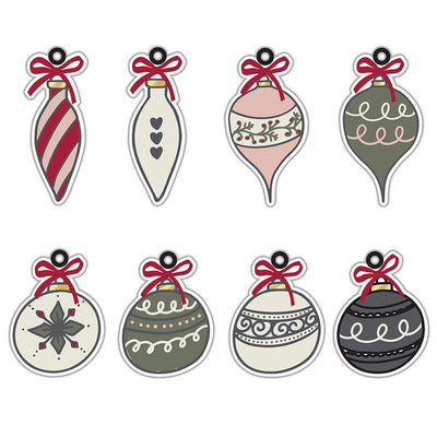 Ornament Shaped Gift Tags