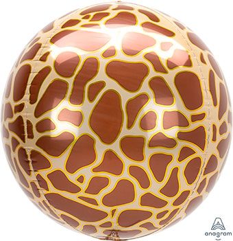 Giraffe Print Orbz Balloon