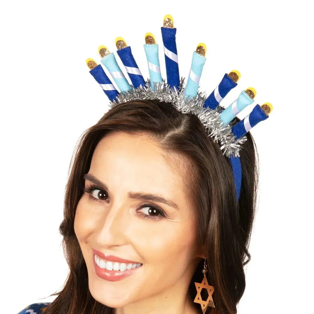 Menorah Hanukkah Headbands