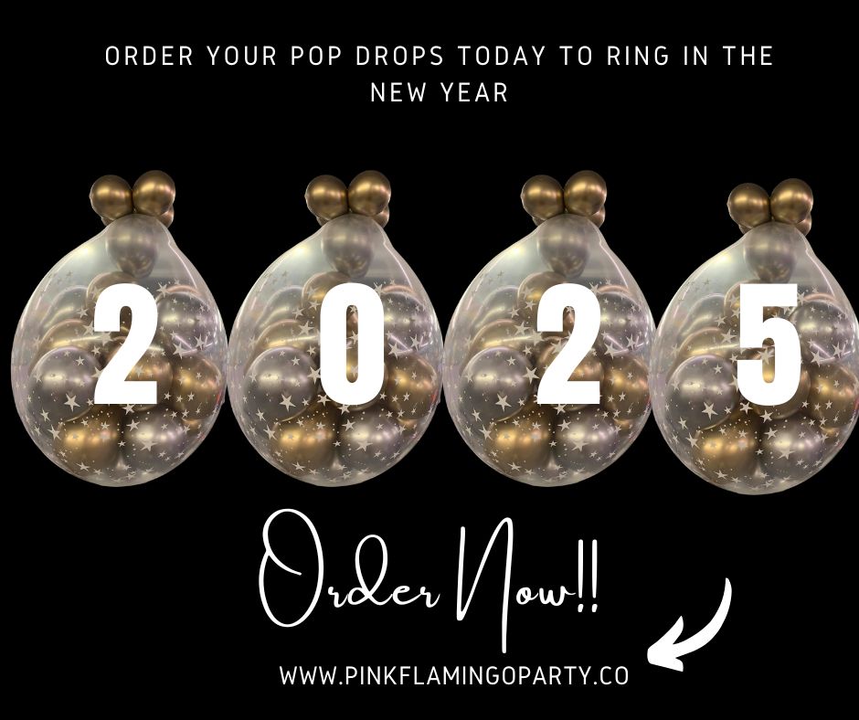 New Years Eve Pop Drop - Set of 4