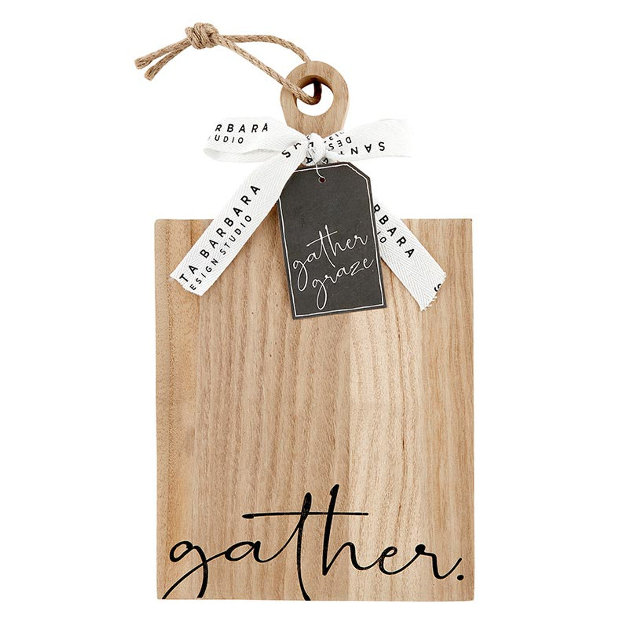 Wooden "Gather" Serving Board