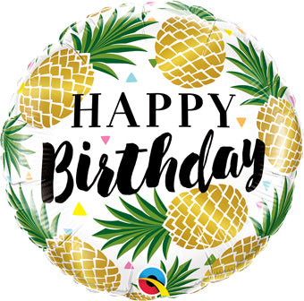Pineapple Birthday Balloon