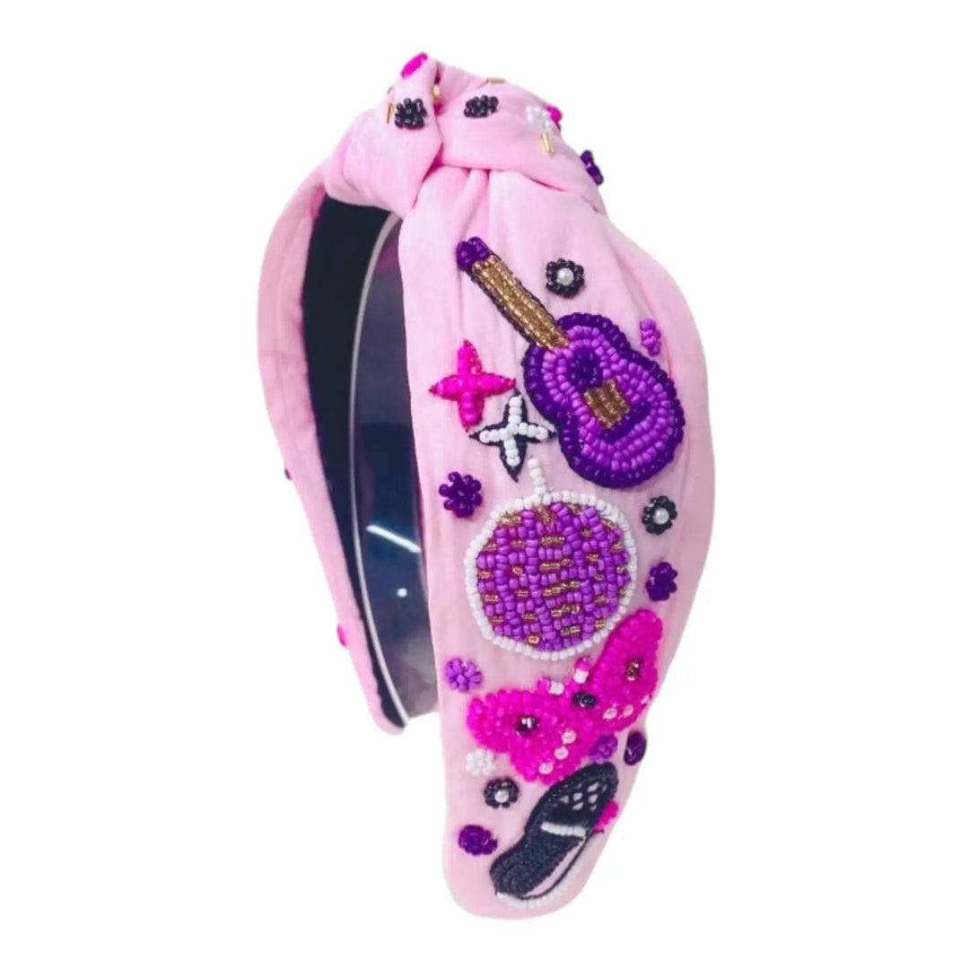 Pink and Purple TS Headband – Pink Flamingo Party Co display picture 3