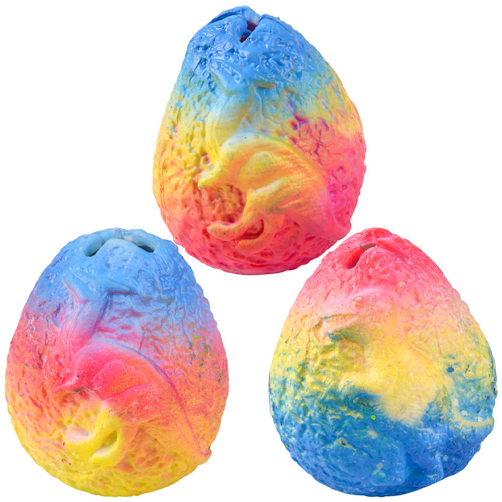 Squeezy Rainbow Dinosaur Bead Egg