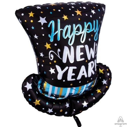 Top Hat New Year Balloon