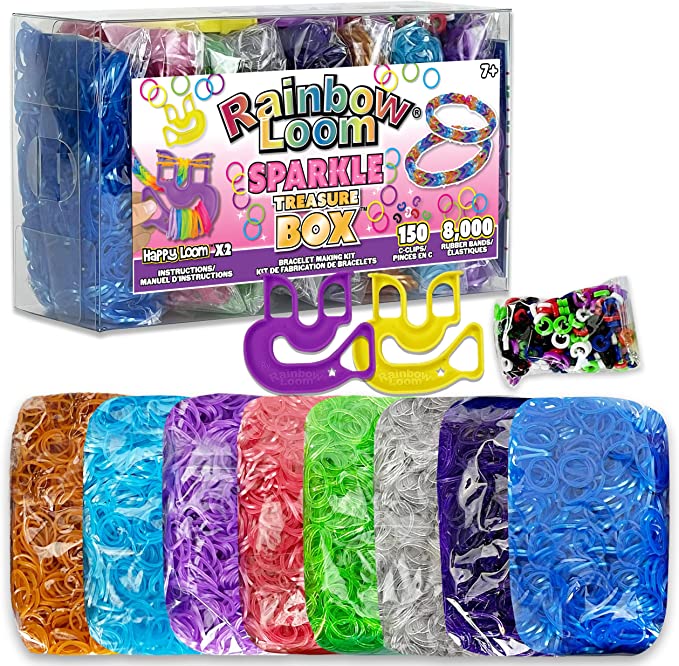 Sparkles Rainbow Loom Treasure Box