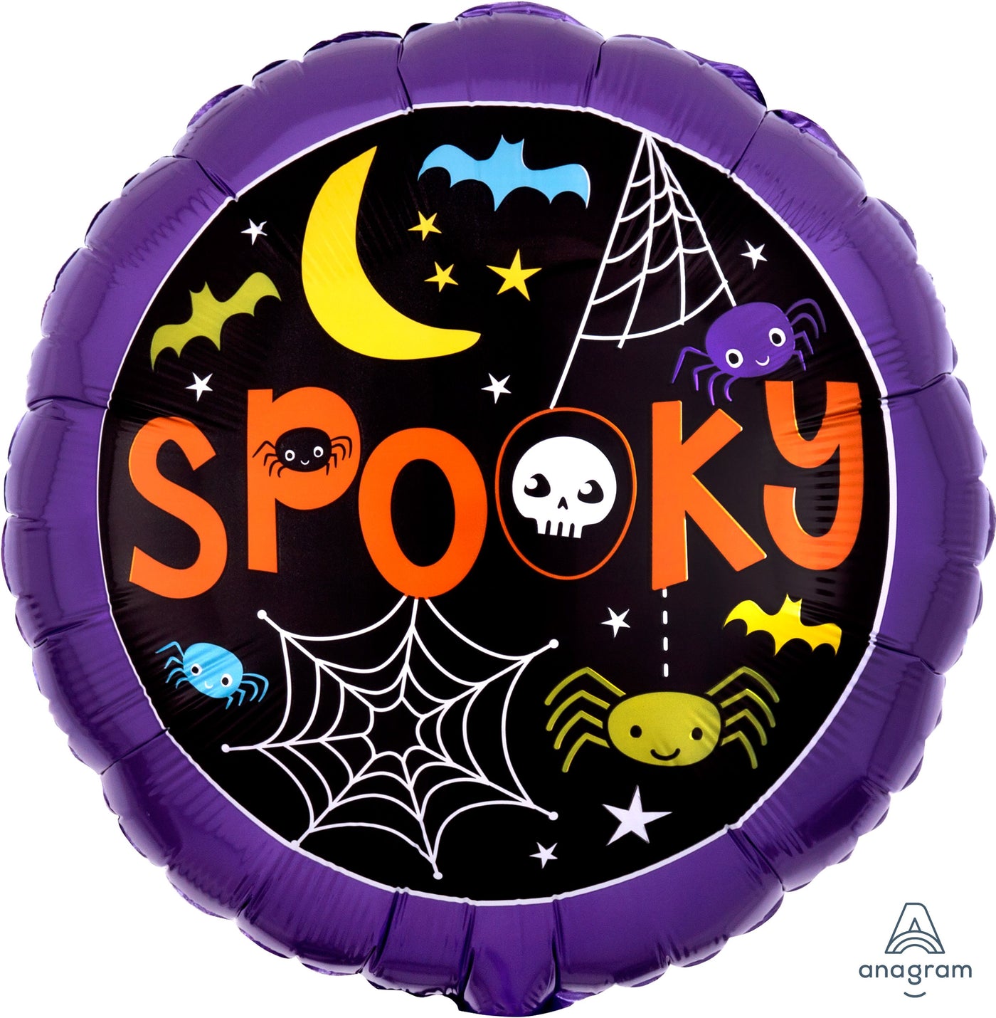 Spooky Web & Spiders Balloon