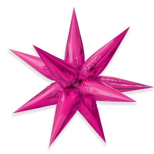 Large Fuschia Starburst Balloon