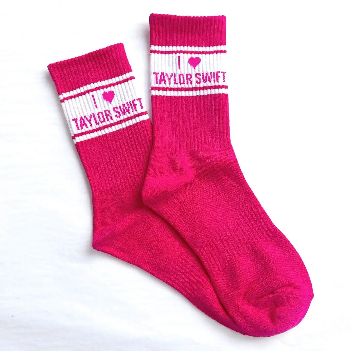 I Love TS Crew Socks