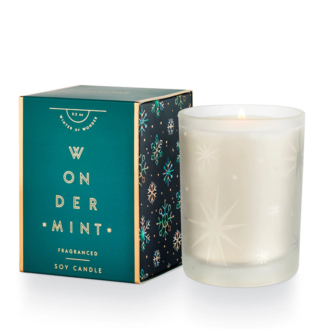 Wondermint Gifted Glass Candle