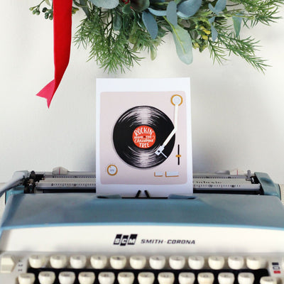 Rockin’ Around the Christmas Tree Greeting Card