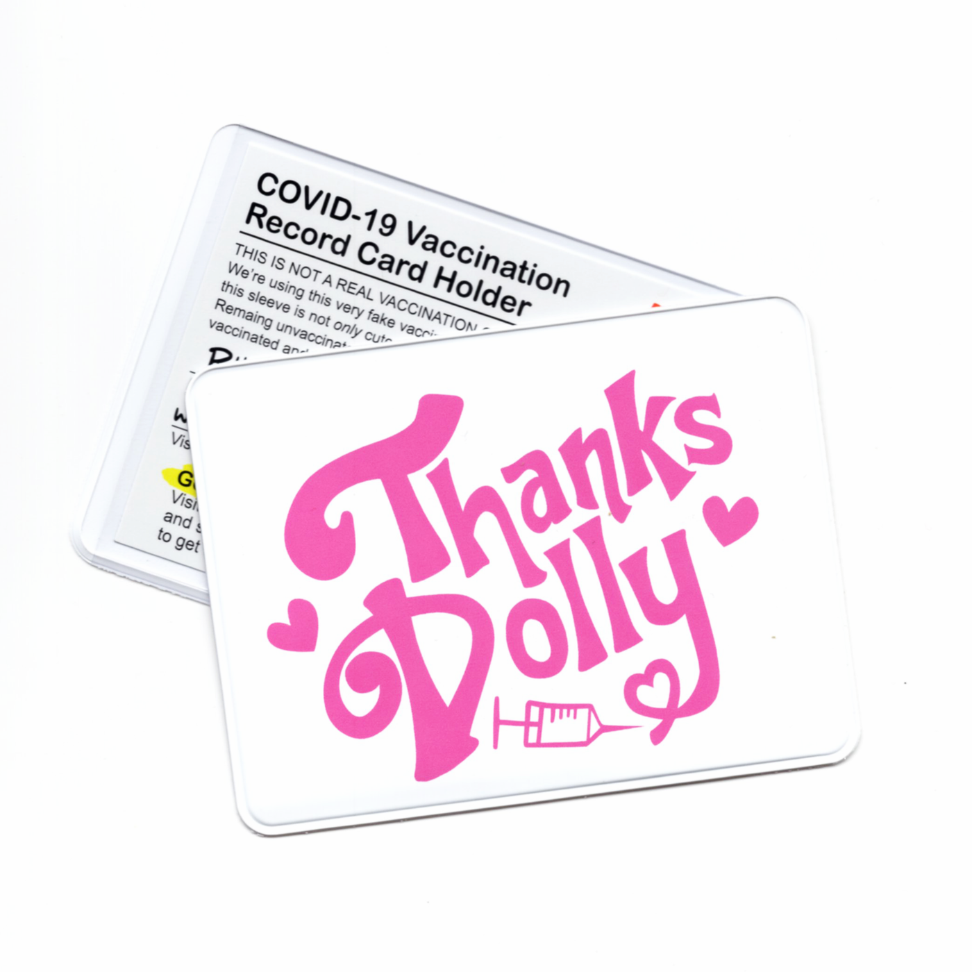 Thanks Dolly! Vaccination Card Case/Holder