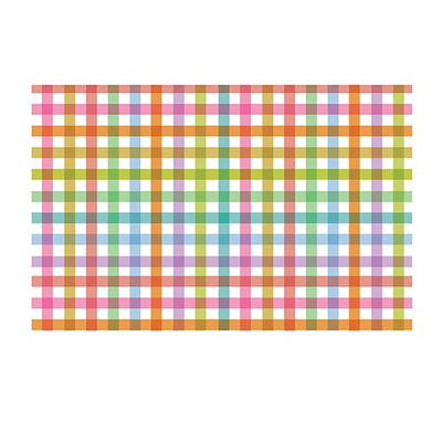 Rainbow Gingham Placemats