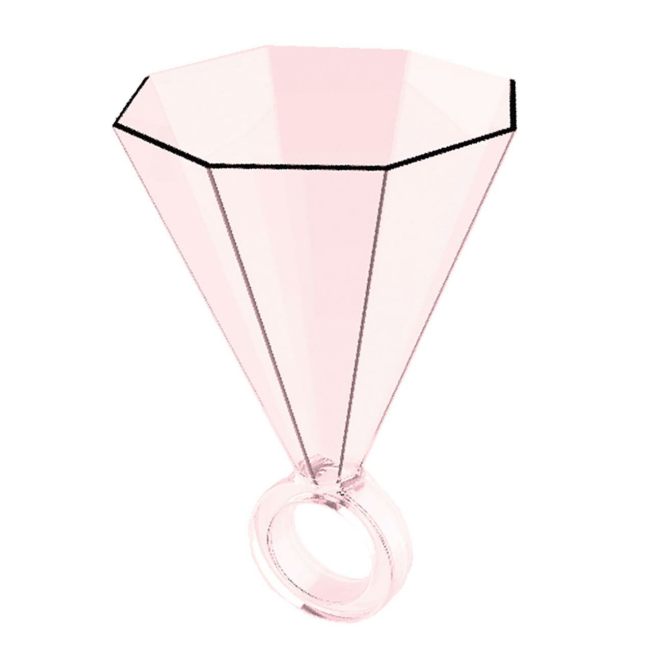 Pink Ring Shot Glass