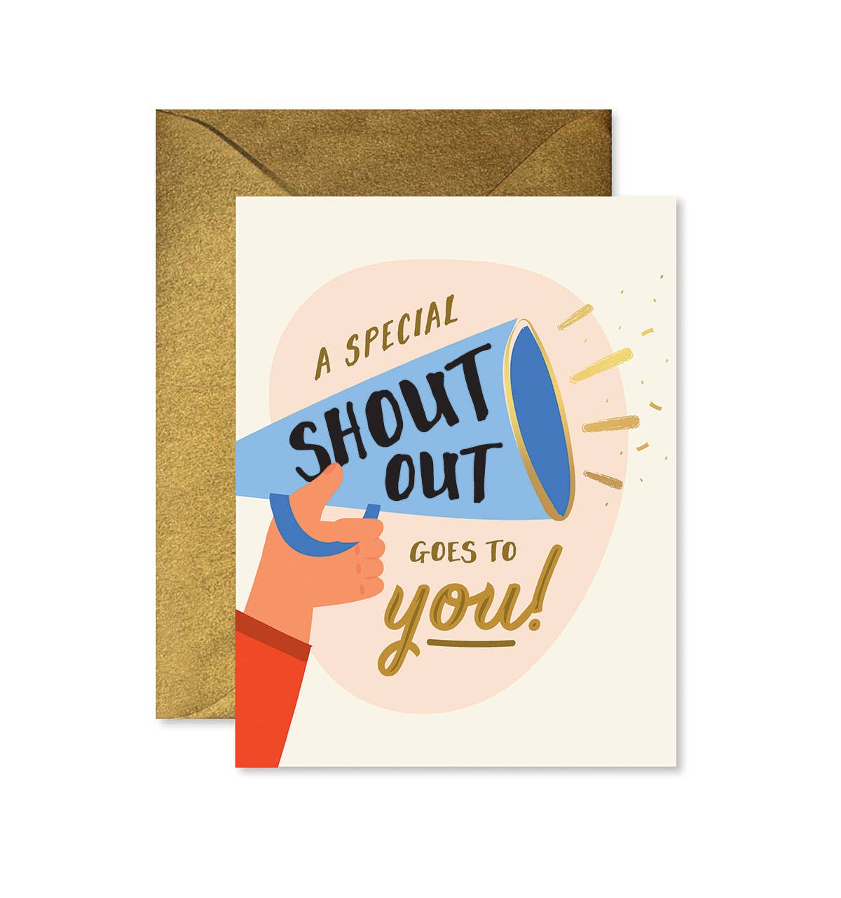 Shout Out Encouragement Greeting Card