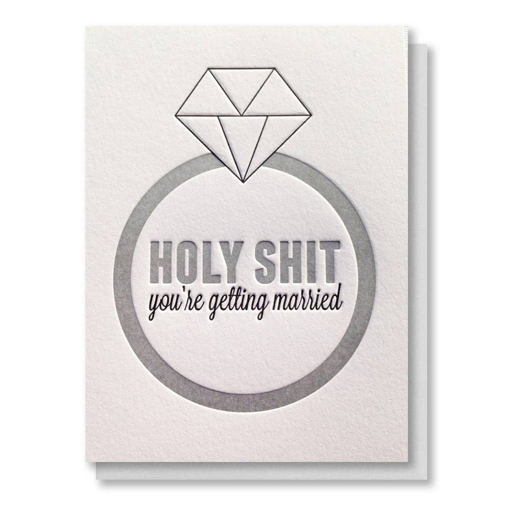 Holy Sh*t (You're Getting Married) Card