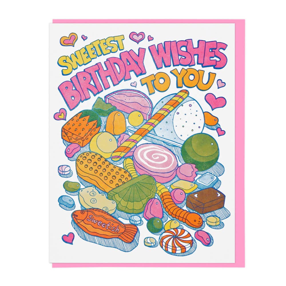 Birthday Candy Greeting Card
