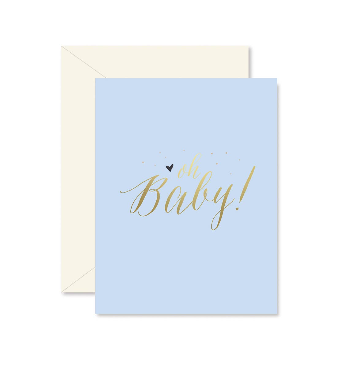 Oh Baby Blue Greeting Card