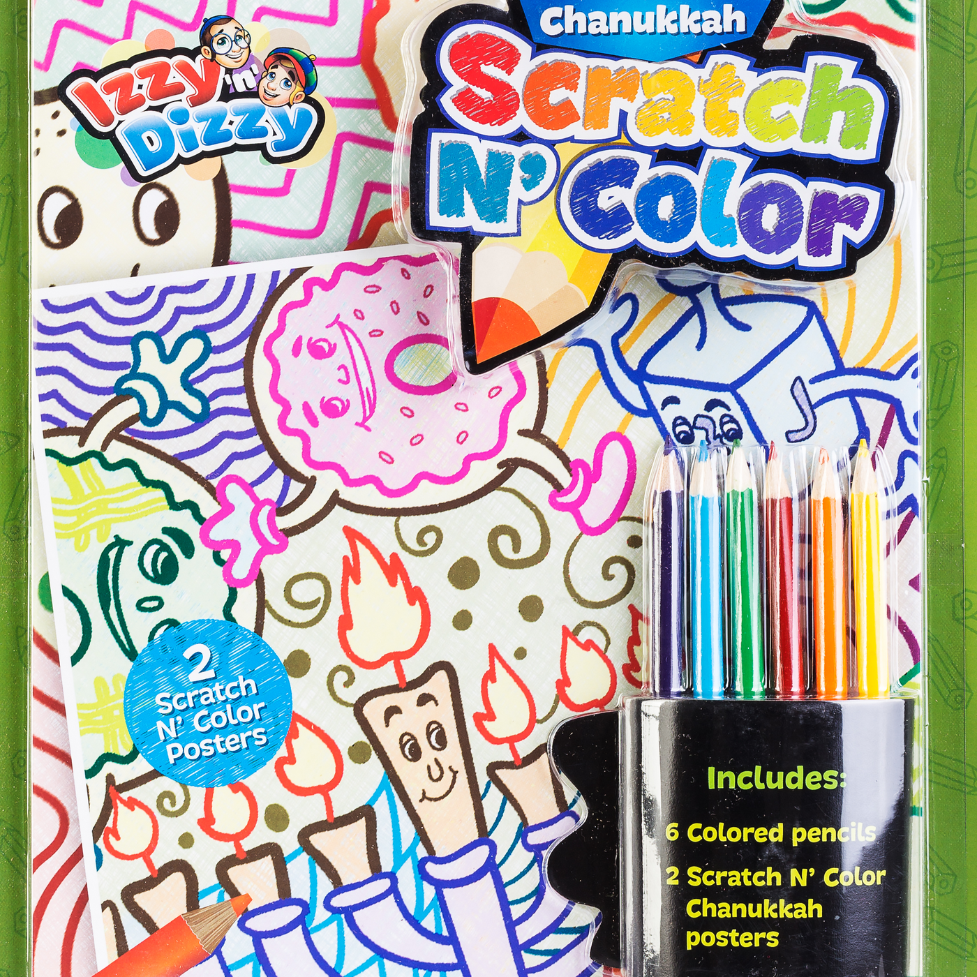 Chanukkah Scratch & Color Kit