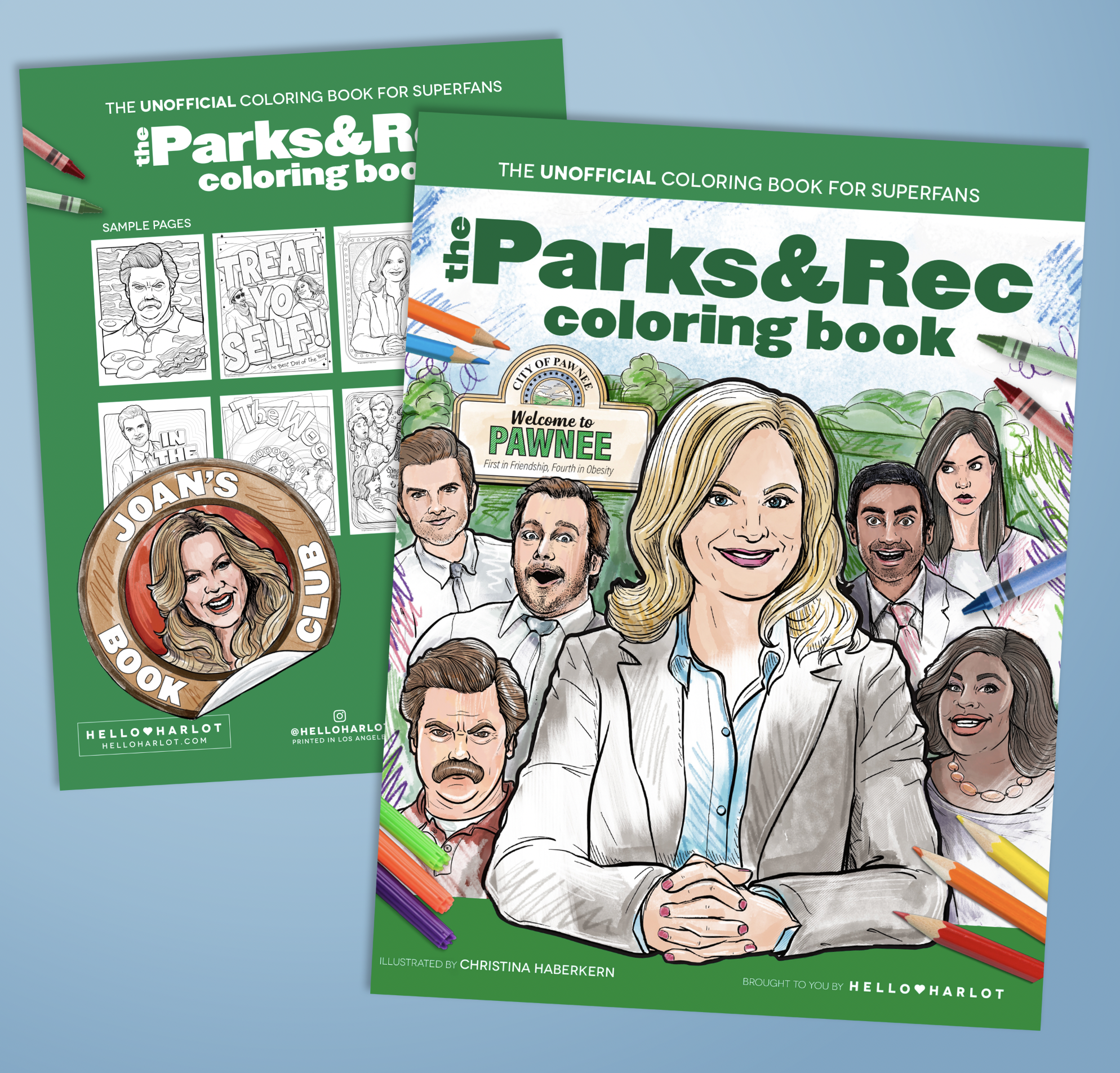 Parks and Rec Coloring Book – Pink Flamingo Party Co.