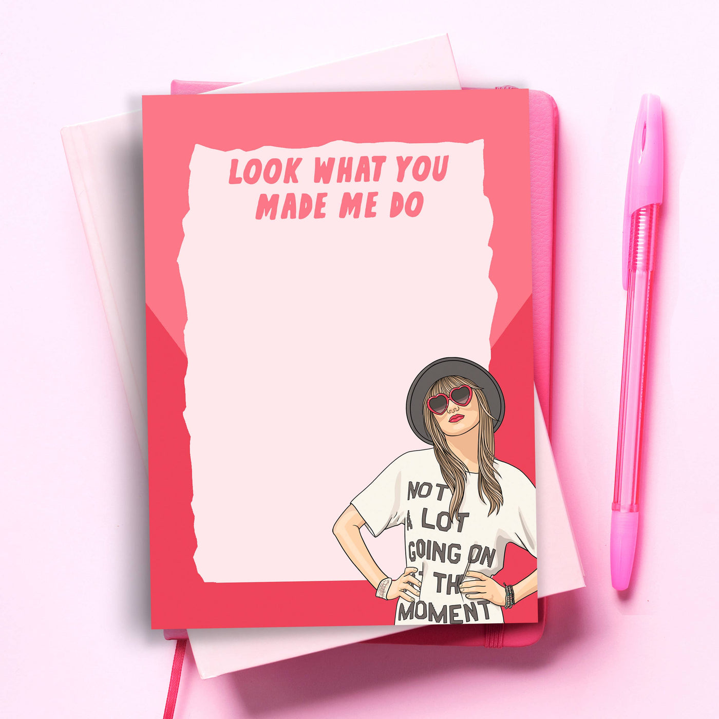 Taylor Swift Funny To Do List Notepad - Look What You Made Me Do