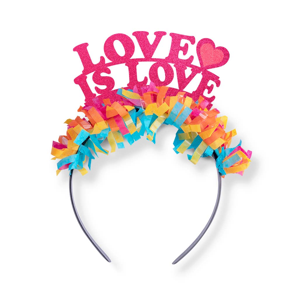 Love is Love Pink Pride LGBTQ Party Headband