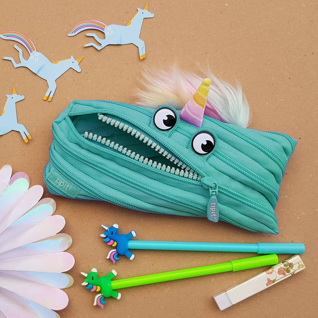 Zipit Dino Pencil Case (Blue)