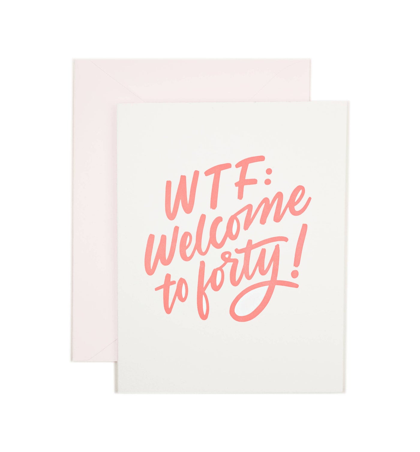 Welcome to Forty Birthday Card