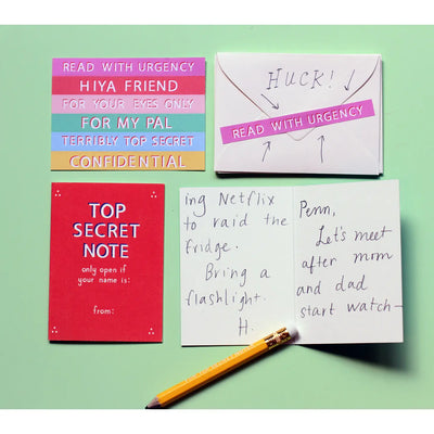 Top Secret Friendship Notes Set