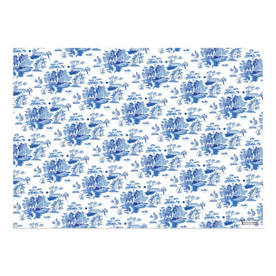 Blue Chinoiserie Gift Wrap Sheet