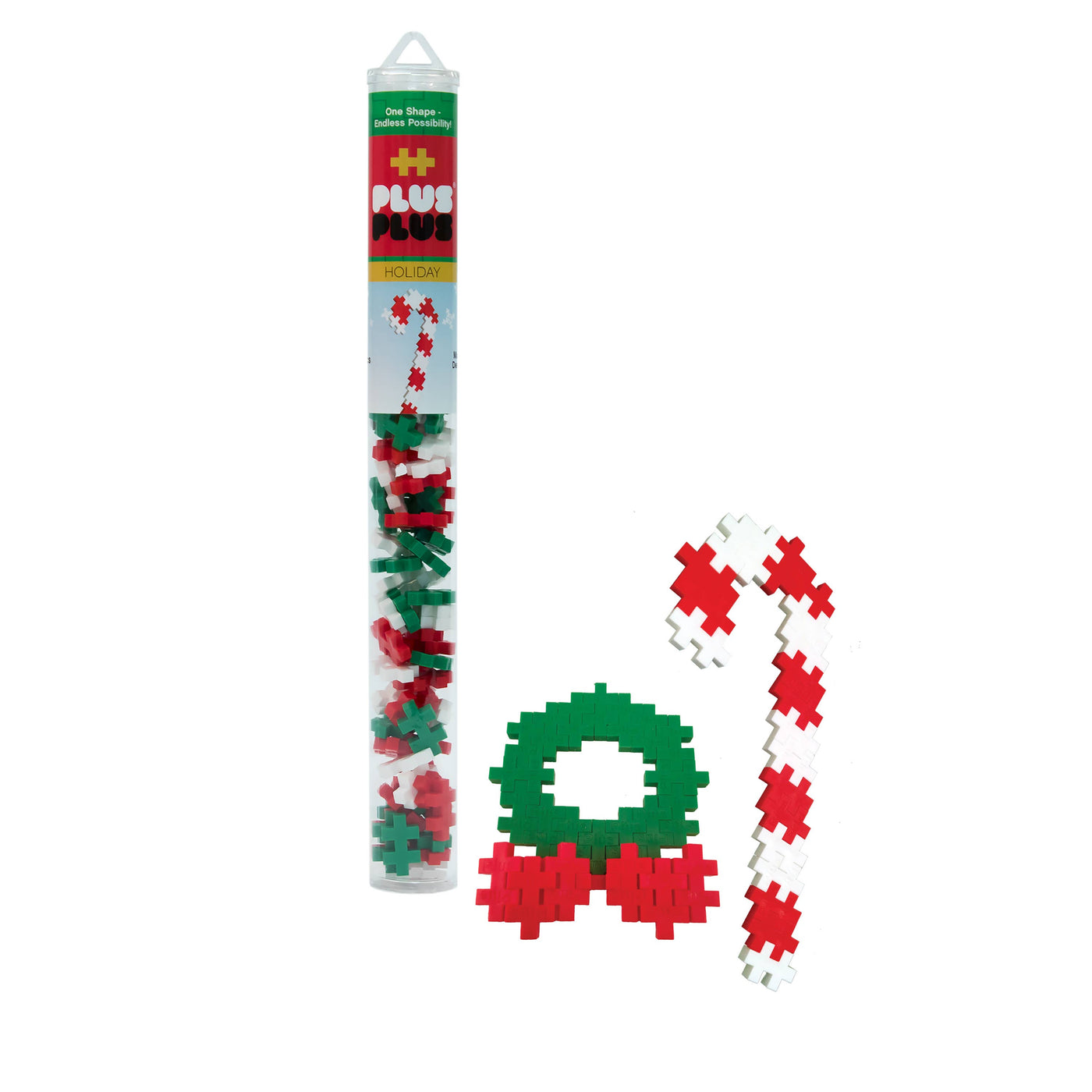 Holiday Mix Building Pieces Tube