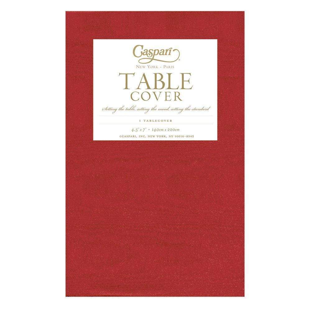 Moiré Paper Table Cover - Red