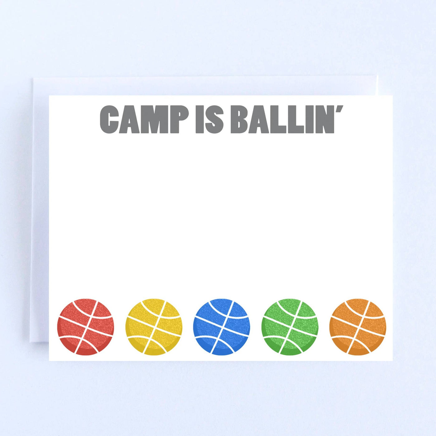 Basketball Rainbow Camp Cards Set