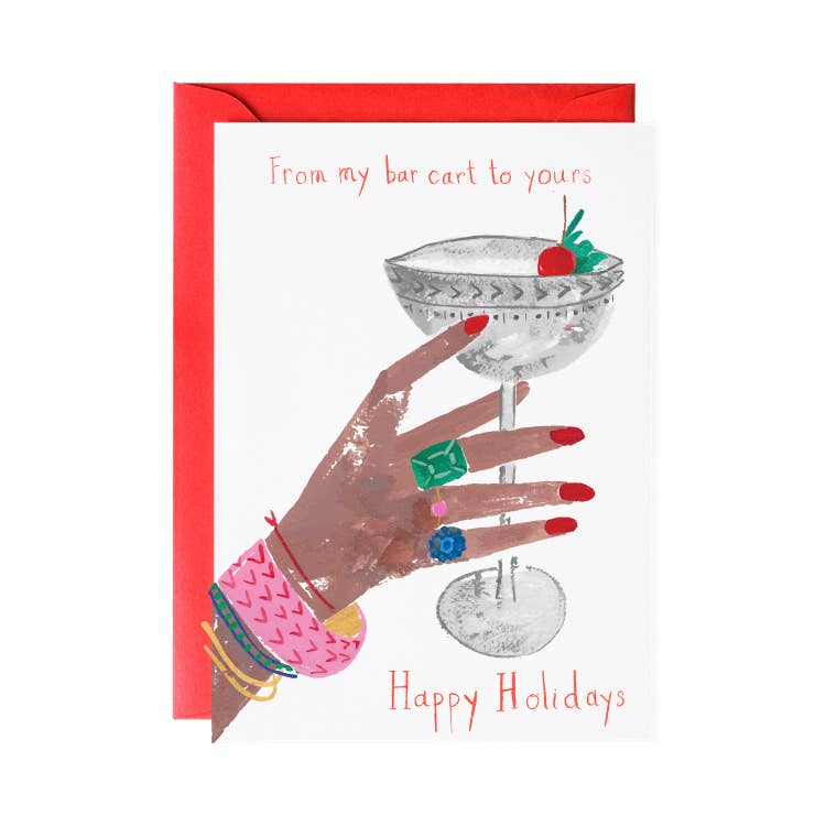 From My Bar Cart Holiday Greeting Card