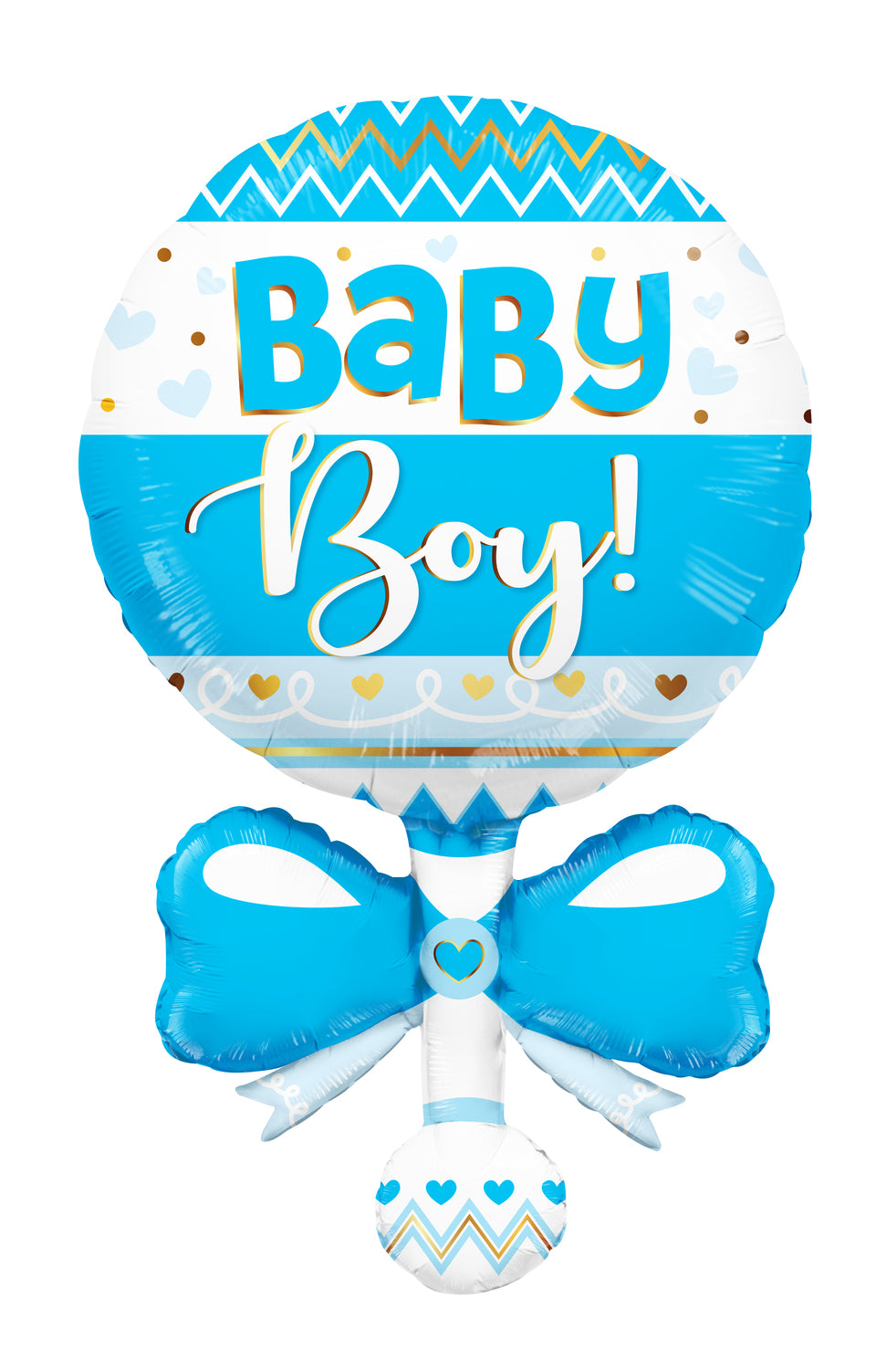 Baby Boy Rattle Balloon
