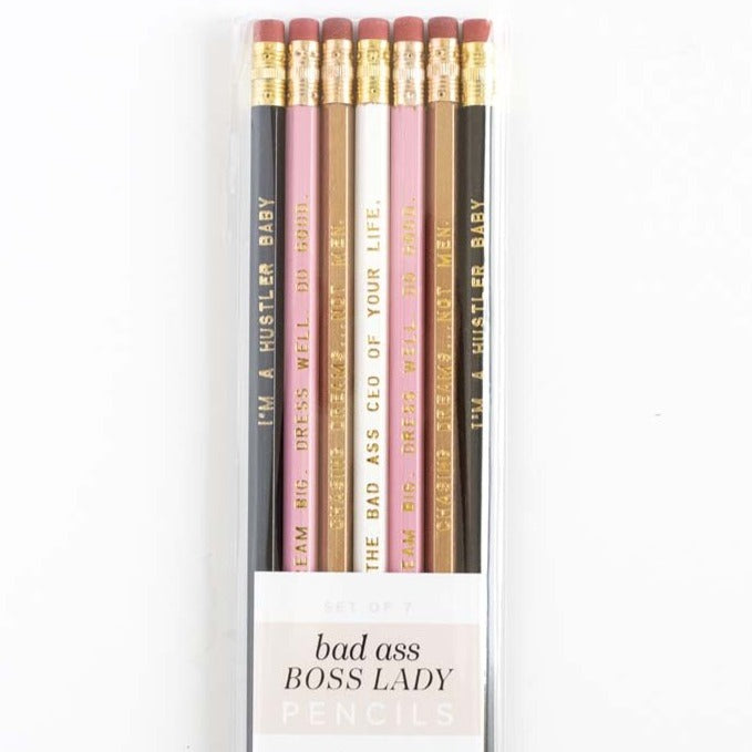Bad Ass Boss Lady Pencil Pack