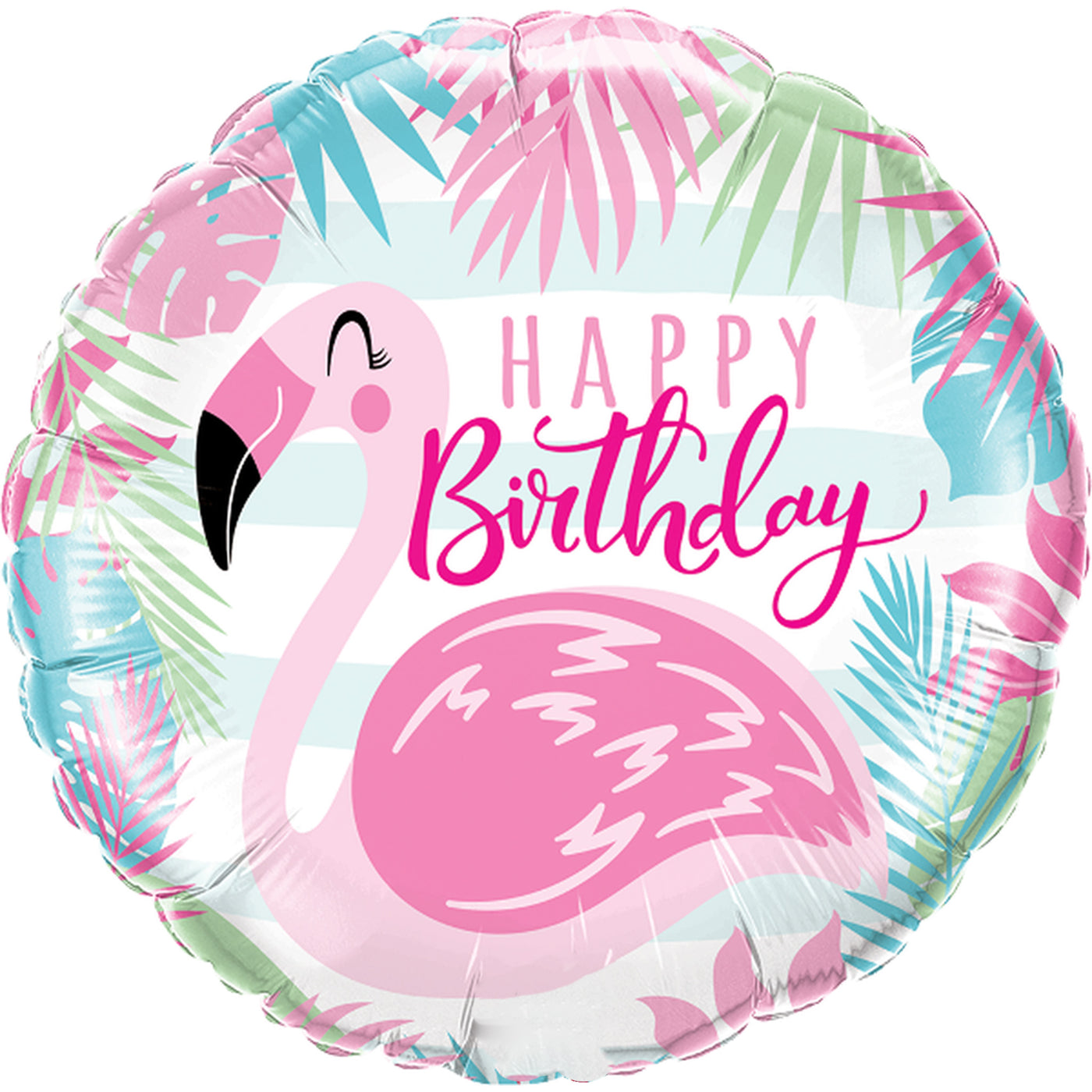 Flamingo Happy Birthday Balloon