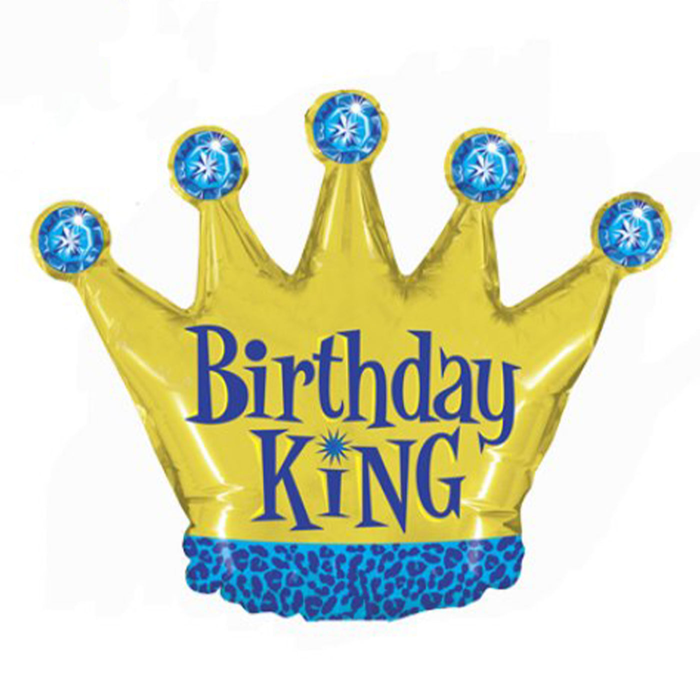 Birthday King Crown Balloon
