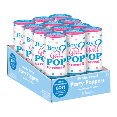 Gender Reveal Party Poppers