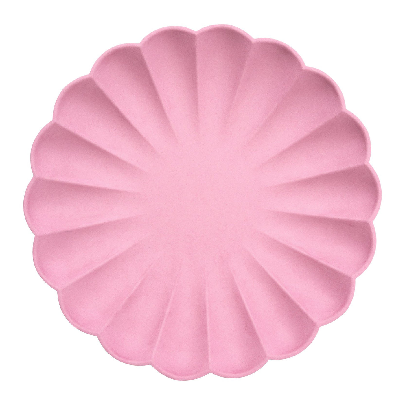 Deep Pink Large Eco Paper Plates