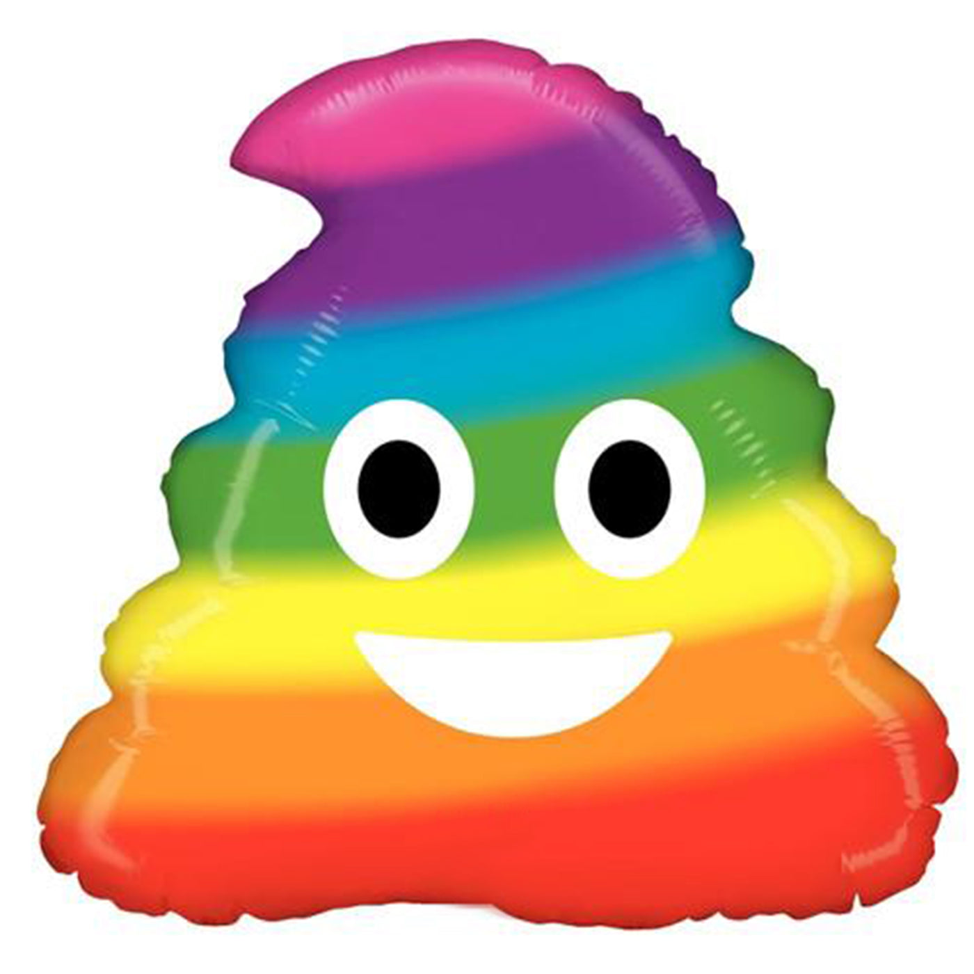 Emoji Rainbow Poo Balloon