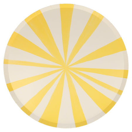 Yellow Stripe Plates