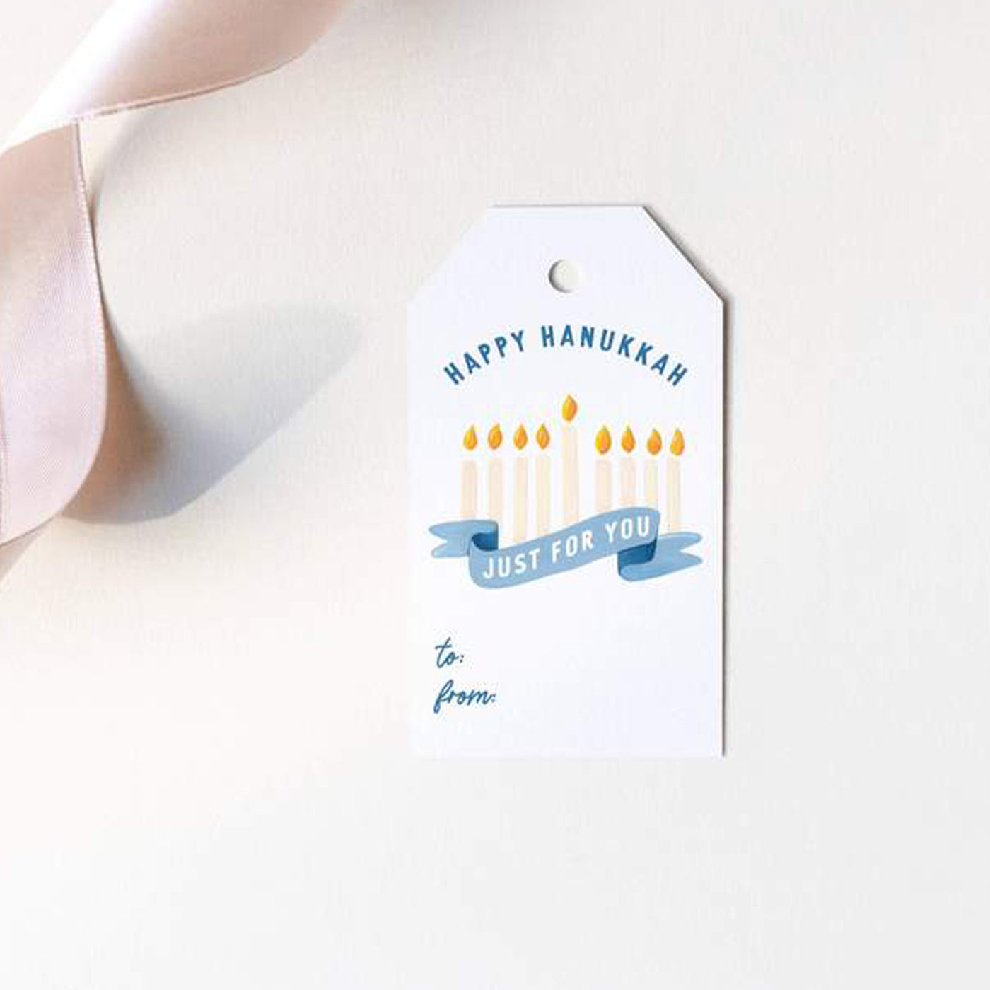 Just For You Hanukkah Gift Tag Set